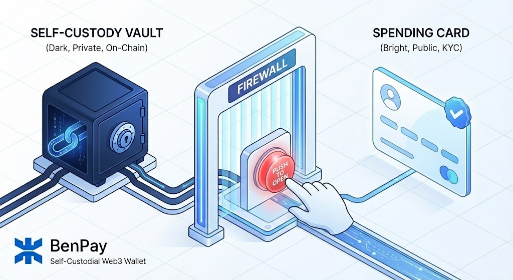 self-custodial multi-chain wallet focused on privacy - illustration