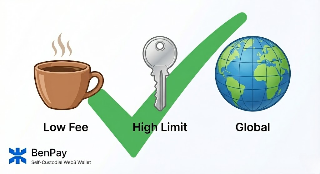 crypto card options and pros cons for everyday use (fees limits regions) - illustration