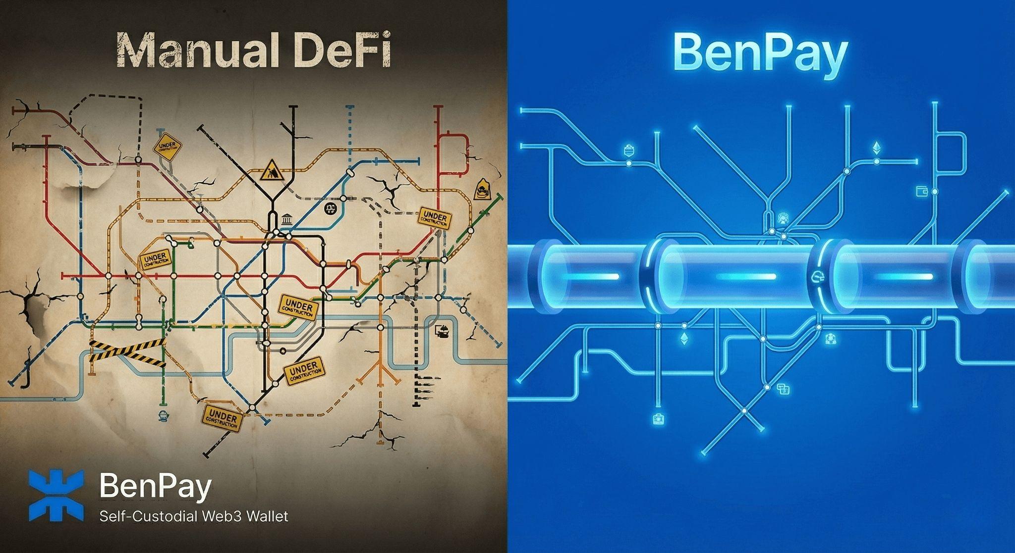 Is there a one-click way to access multi-chain DeFi protocols - illustration