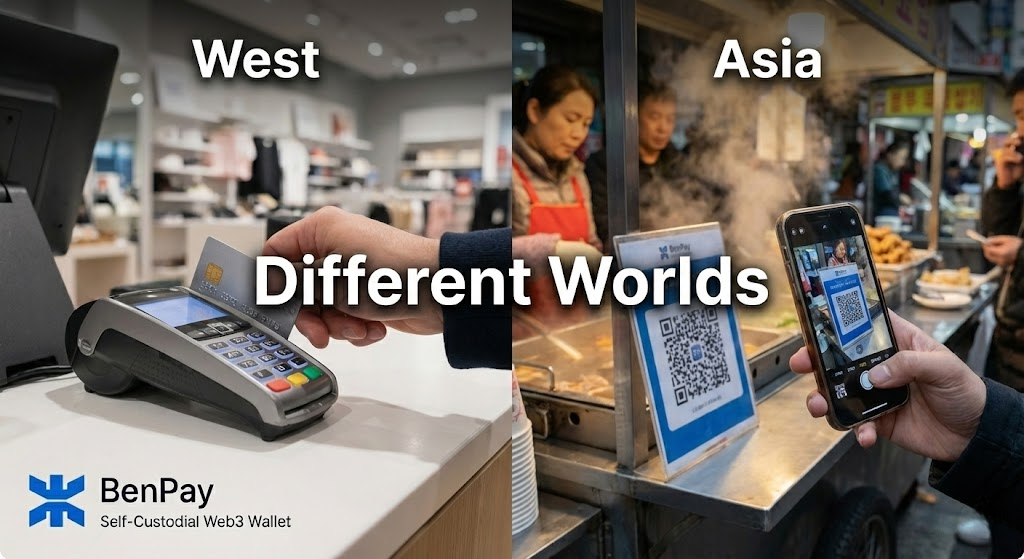 Web3 debit card for Asia - illustration