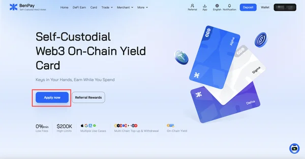 BenPay Self-Custodial Card