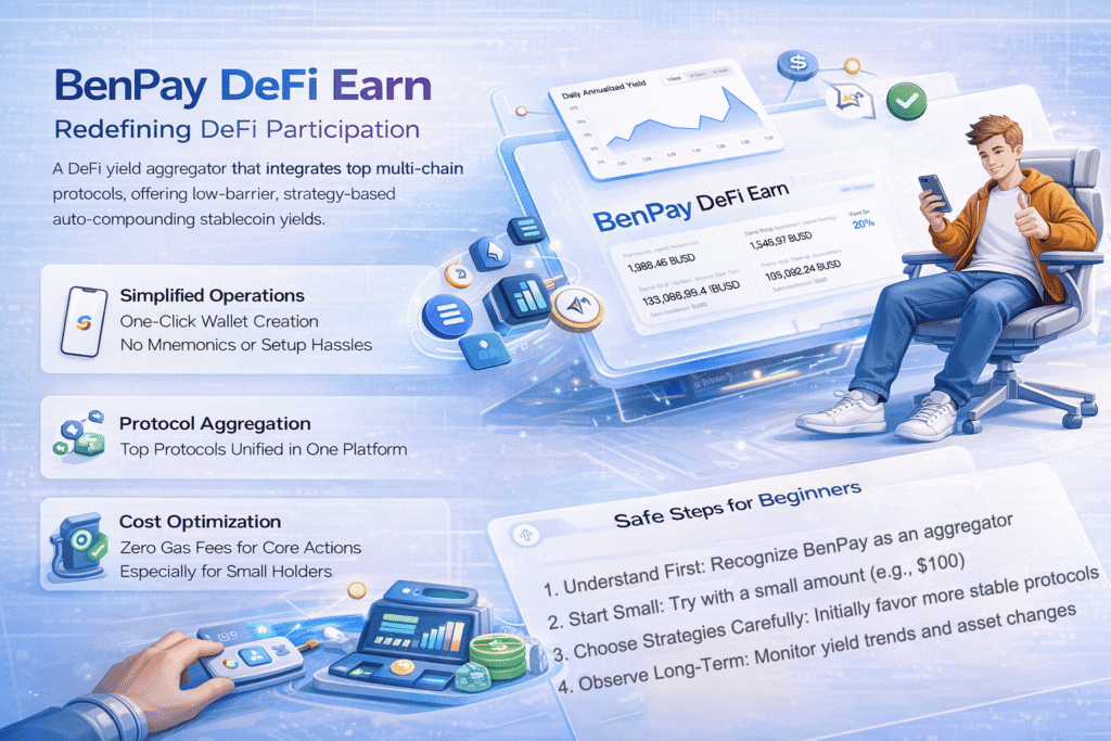 BenPay DeFi Earn- Redefining DeFi Participation