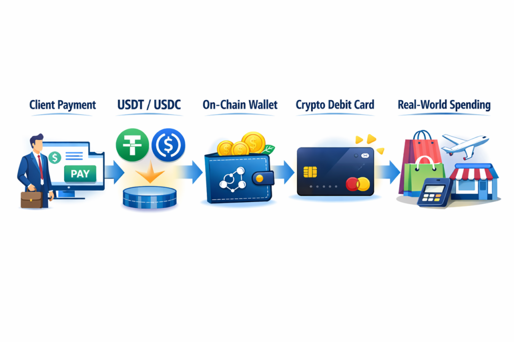 Best Crypto Debit Card Workflow