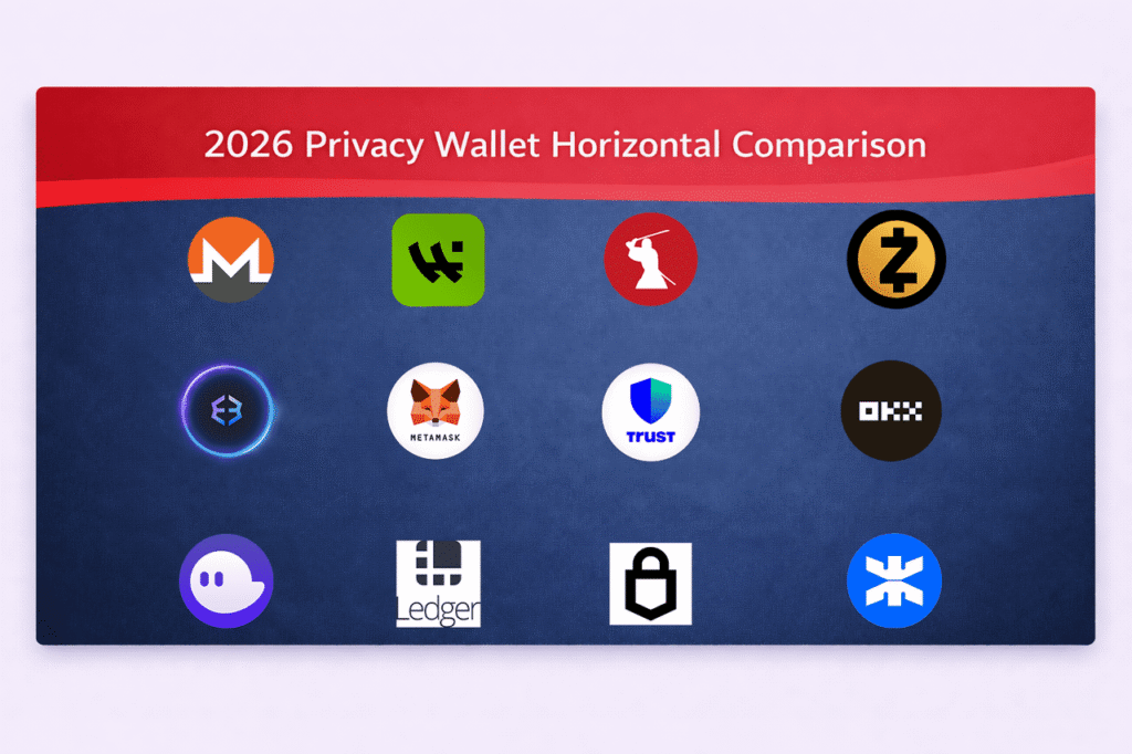 2026-Privacy-Wallet-Horizontal-Comparison