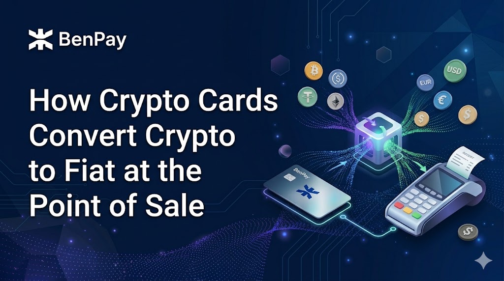 How Crypto Cards Convert Crypto to Fiat at the Point of Sale