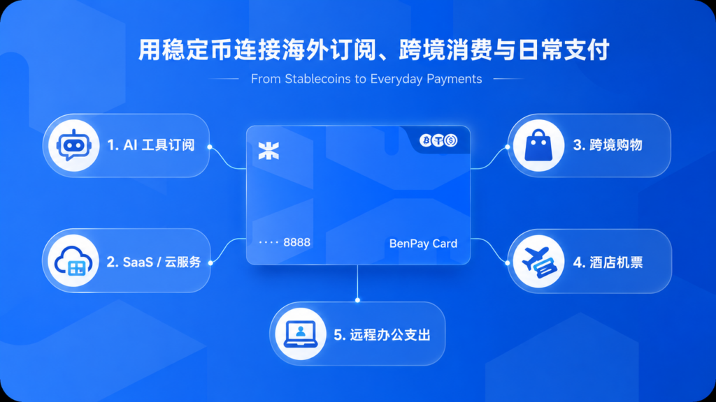 BenPay Card 改善 USDT 日常消费体验