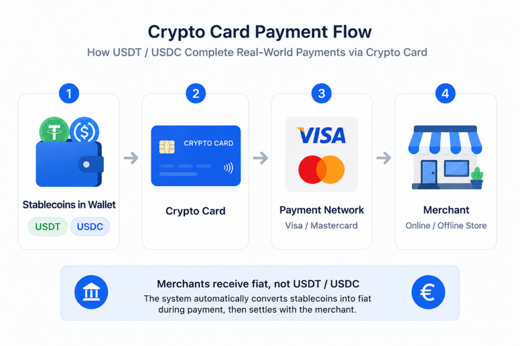 Crypto Card Payment Flow