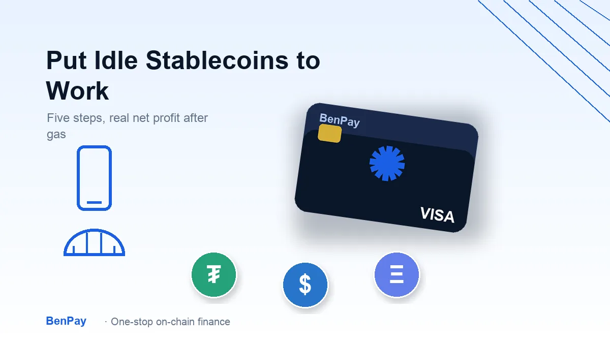 How to Put Idle Stablecoins to Work in 5 Steps (Real Net Profit After Gas)