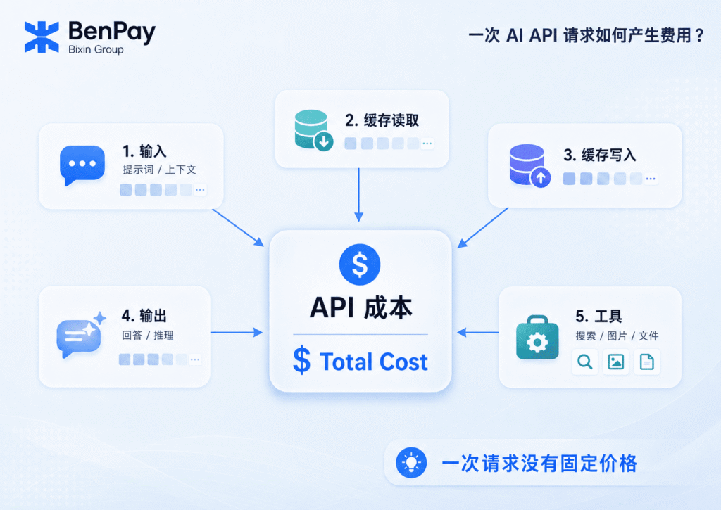 一次 AI API 调用费用构成