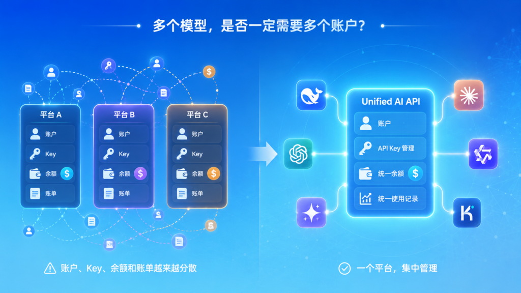 多个模型,是否一定需要多个账户