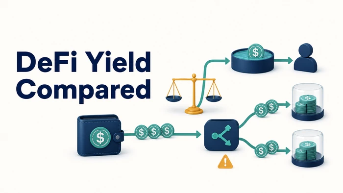 DeFi lending and aggregator yield routes compared