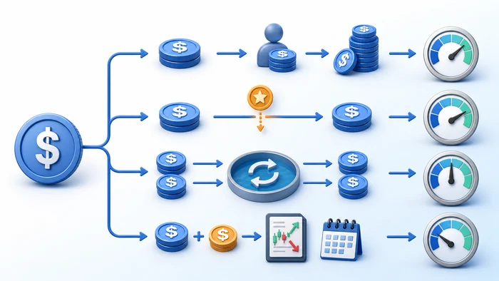 Four sources of double-digit stablecoin yield: lending, incentives, liquidity fees, and basis or maturity strategies
