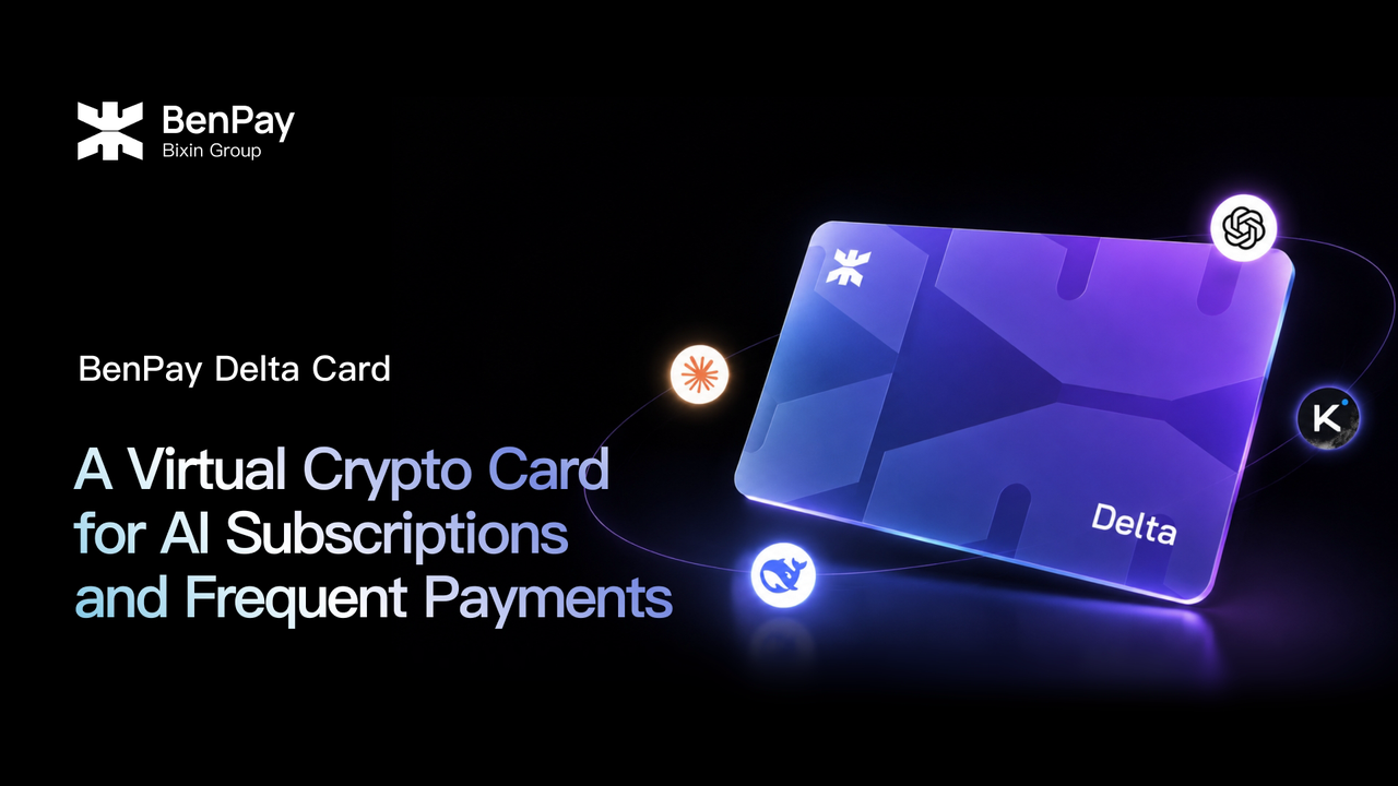 BenPay Delta Card: A Virtual Crypto Card for AI Subscriptions and Frequent Payments