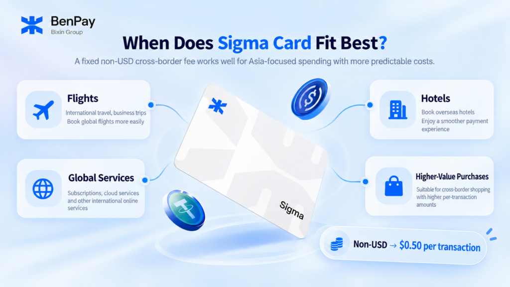 BenPay Sigma Card - Best for Flights/Hotels/Global Services/Higher-Value Purchases