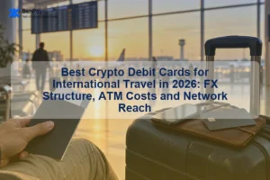Crypto-card foreign-exchange costs for international travel