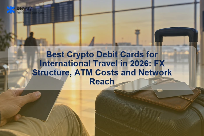 Crypto-card foreign-exchange costs for international travel